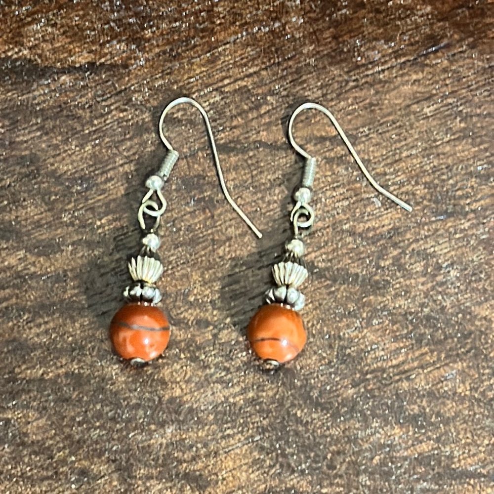 Woman’s hand made earrings, never worn
